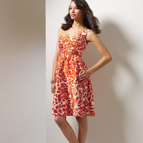 Alfred Angelo orange Grad Dress size 10 - Picture 1 of 8